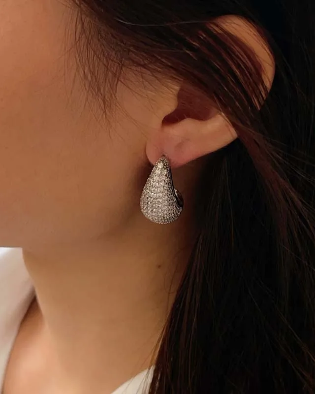 Diamond Drop Earrings