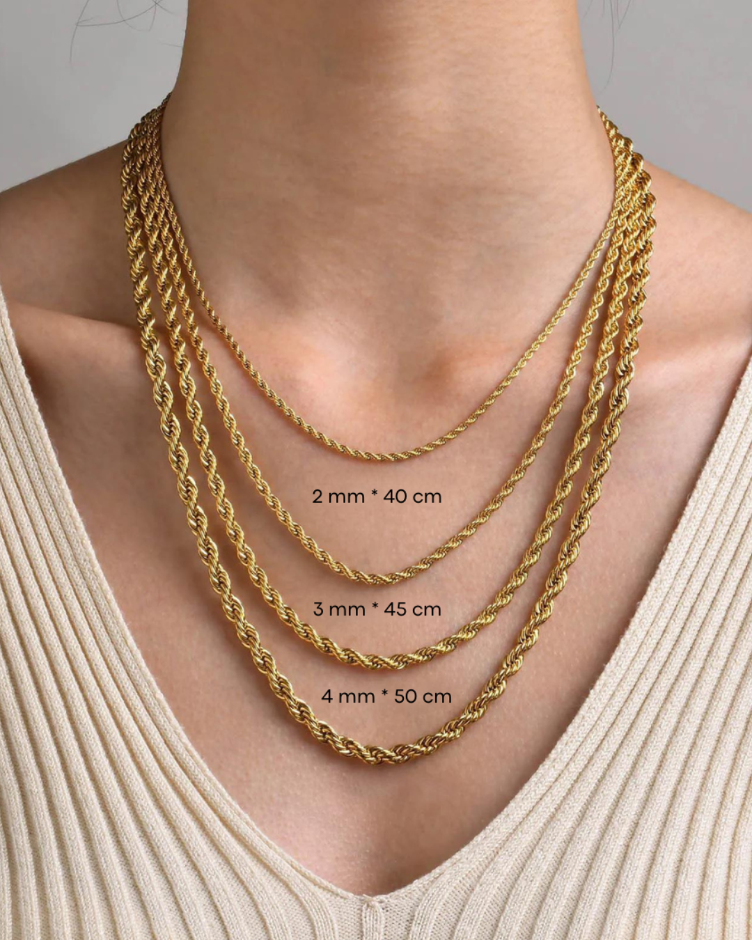 Golden Rope Chain