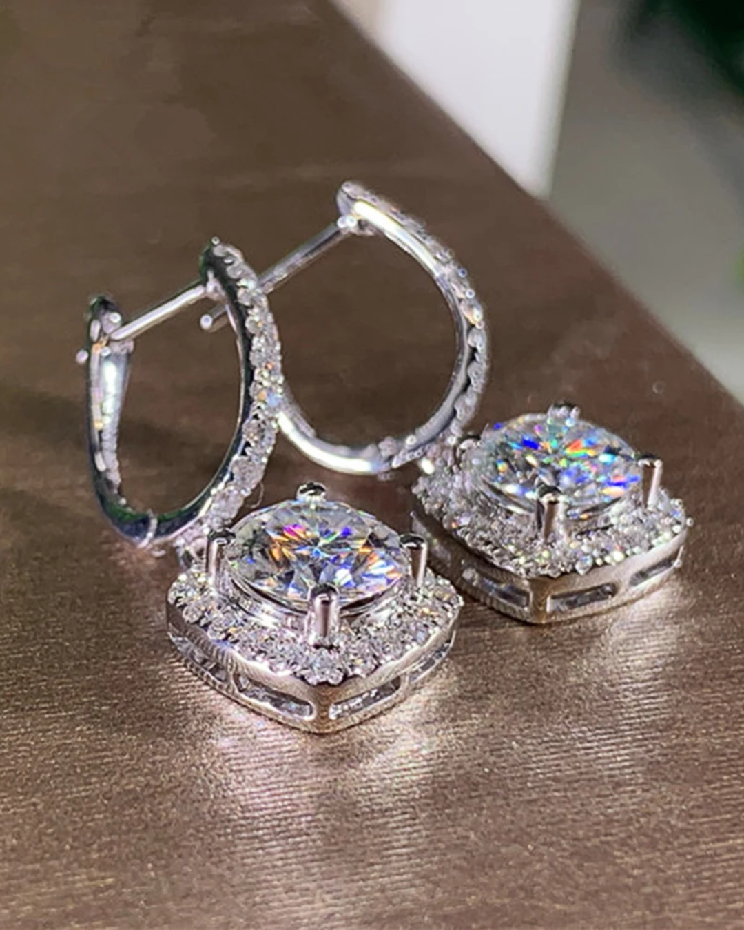 Brilliant Halo Earring