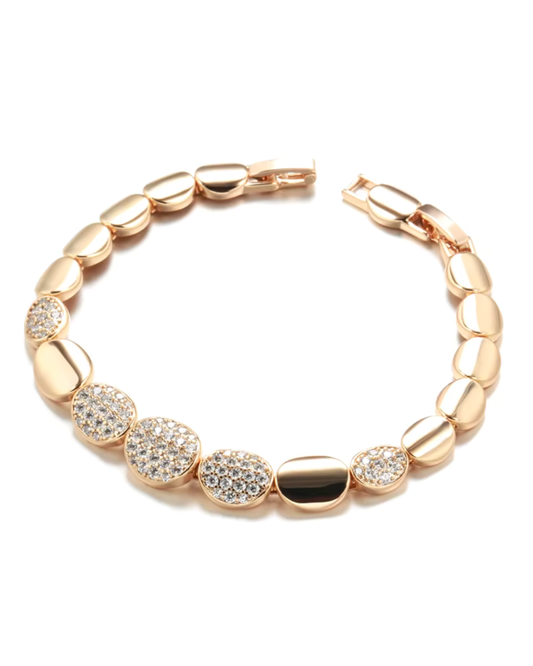 Oval Bracelet 585 Roségold