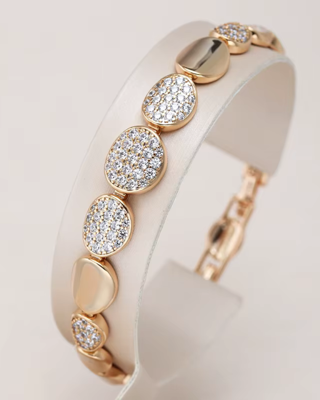 Oval Bracelet 585 Roségold