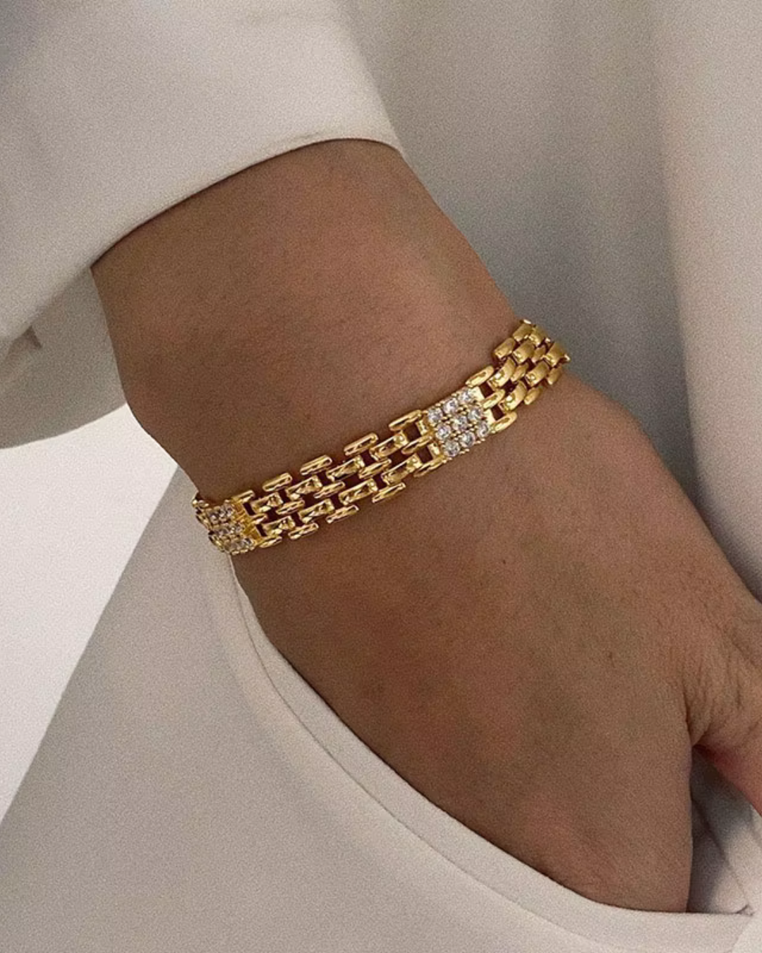 Crystal Crown Bracelet