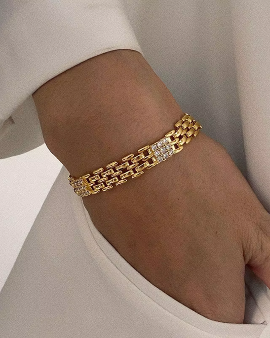 Crystal Crown Bracelet