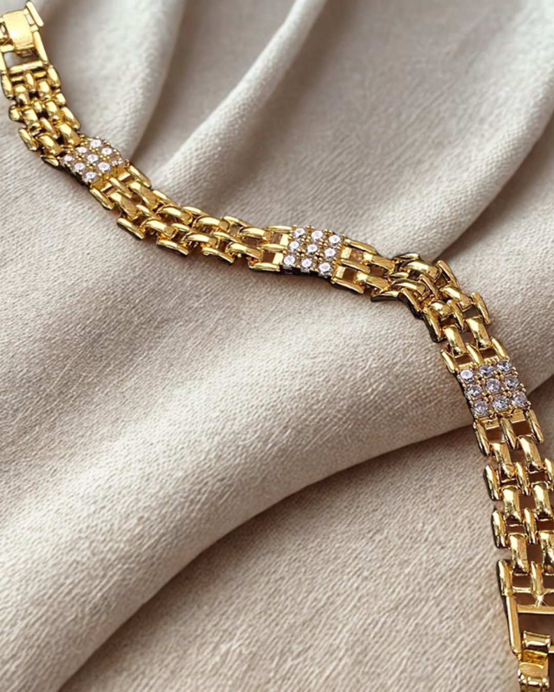 Crystal Crown Bracelet