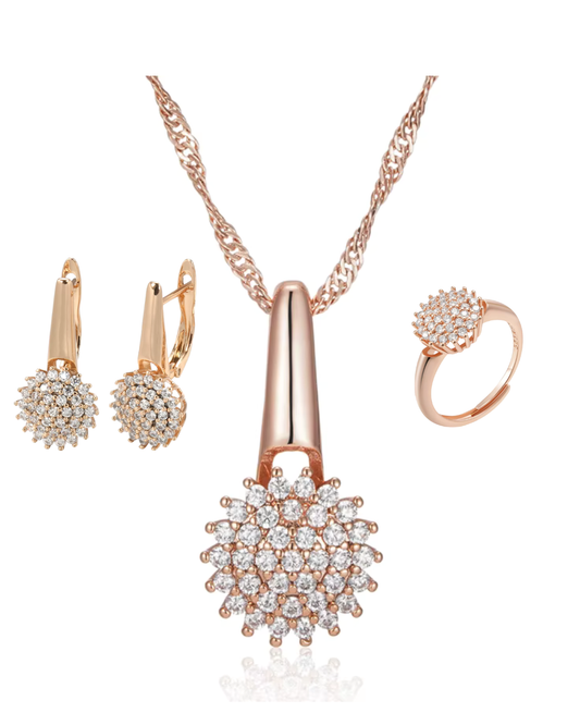 Flower Set 585 Roségold