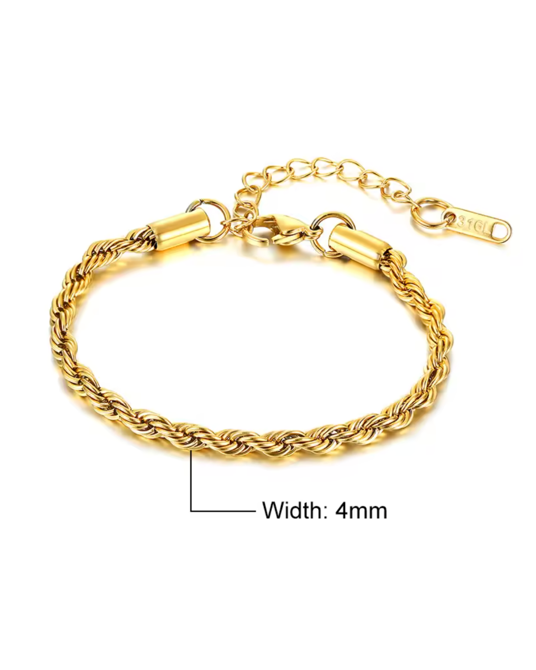 Golden Rope Bracelet