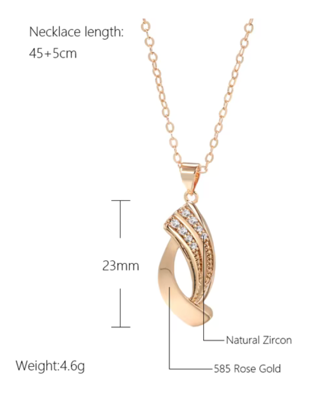 Aurora Set 585 Roségold