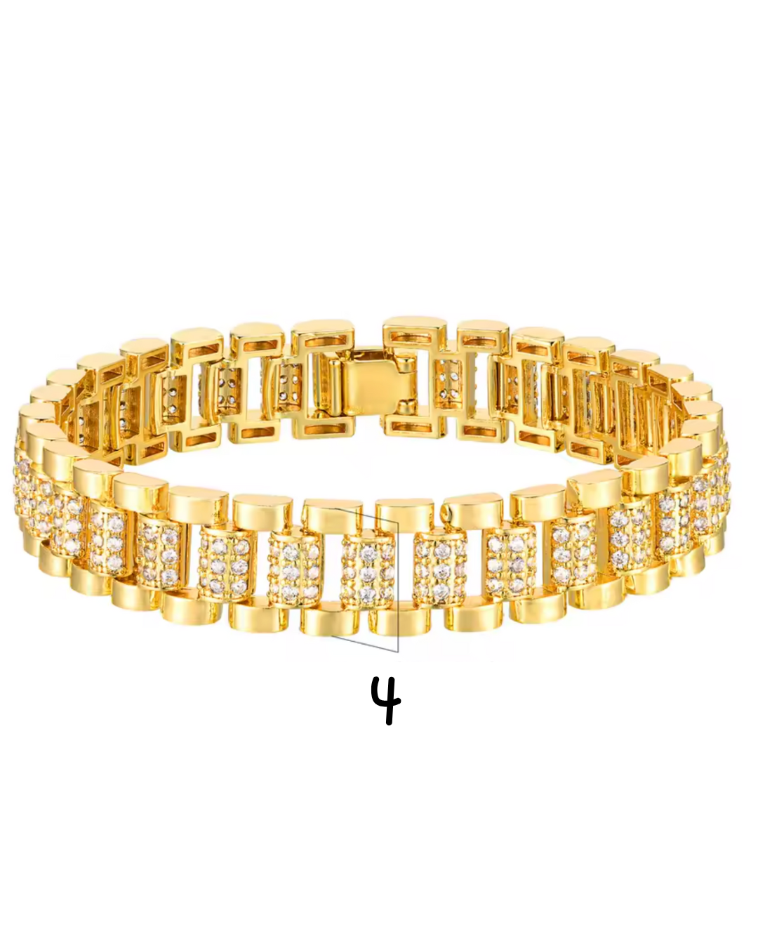 Crystal Stacking Luxe Set 18K Gold